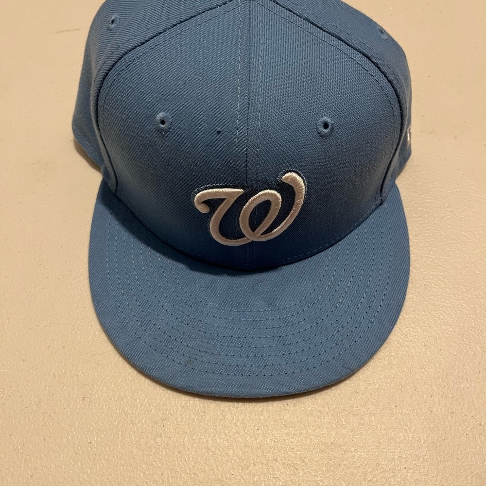 New Era Blue Cap with White Logo